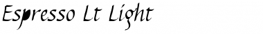 Espresso Lt Light Font