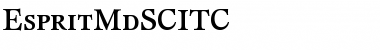 EspritMdSCITC Font