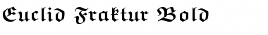 Euclid Fraktur Bold Font