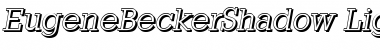 EugeneBeckerShadow-Light Font
