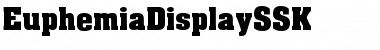 EuphemiaDisplaySSK Font