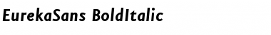 EurekaSans-BoldItalic Font