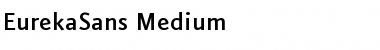 EurekaSans-Medium Regular Font