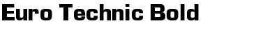 Euro Technic Font