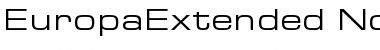 EuropaExtended Normal Font