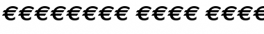 EuroSans BoldItalic Font