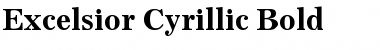 ExcelsiorCyr Upright Bold Font