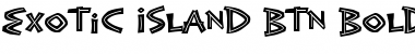 Exotic Island BTN Bold Inline Font
