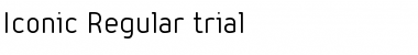 Iconic Trial Font