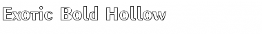 Exotic-Bold Hollow Font