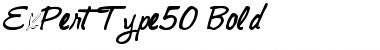 ExPertType50 Bold Font