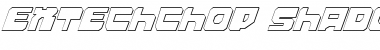 Extechchop Shadow Font