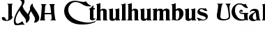 JMH Cthulhumbus UGalt2 Regular Font
