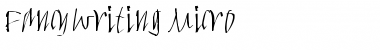 FancyWriting-Micro Regular Font