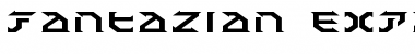 Fantazian Expanded Font