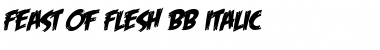 Feast of Flesh BB Font