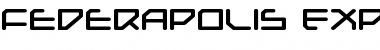 Federapolis Expanded Bold Font