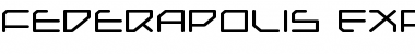 Federapolis Expanded Font