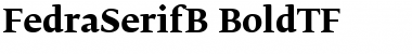FedraSerifB Regular Font