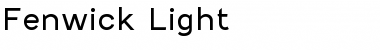 Fenwick Light Regular Font