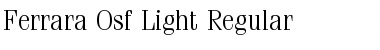 Ferrara-Osf-Light Font