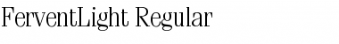 FerventLight Regular Font