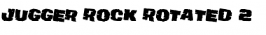 Jugger Rock Rotated 2 Font