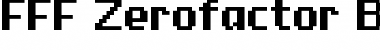 FFF Zerofactor Bold Font