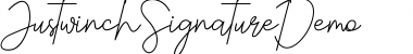 Justwinch Signature Demo Regular Font