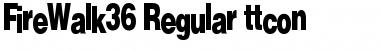FireWalk36 Regular Font