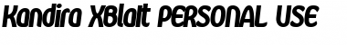 Kandira PERSONAL ExtraBlack Italic