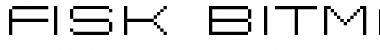 Fisk Bitmap Nr2 Font