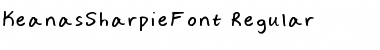Keanas Sharpie Font Font