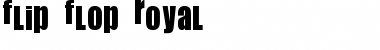 Flip Flop Royal Regular Font