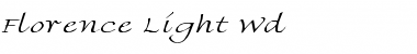 Florence-Light Wd Font