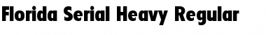 Florida-Serial-Heavy Regular Font