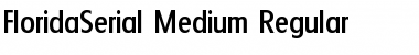 FloridaSerial-Medium Regular Font
