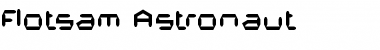 Flotsam Astronaut Regular Font