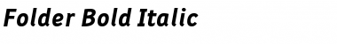Folder Bold Italic