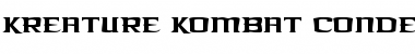 Kreature Kombat Condensed Font