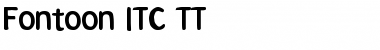 Fontoon ITC TT Regular Font