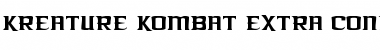 Kreature Kombat Extra-Condensed Font