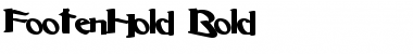 FootenHold Bold Font