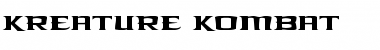Download Kreature Kombat Font