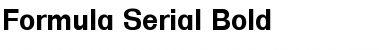 Formula-Serial Font