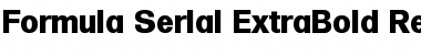 Formula-Serial-ExtraBold Font