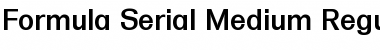 Formula-Serial-Medium Font