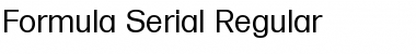 Formula-Serial Font