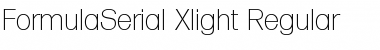 FormulaSerial-Xlight Font