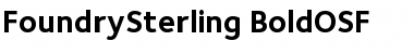 FoundrySterling-BoldOSF Regular Font